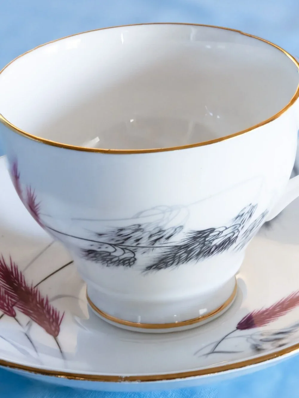 Beautiful England Cup  Saucer Set Of 8 Vintage,Royal Grafton, Rosina,Duchess,etc